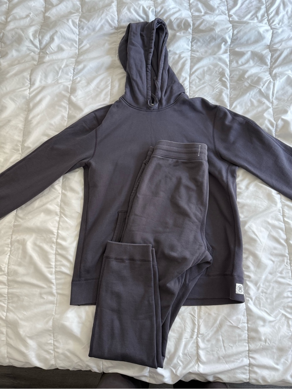 Reigning Champ Charcoal Gray Hoodie & Joggers Set